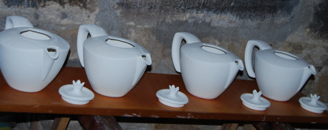 vier-Teekannen-Rohlinge